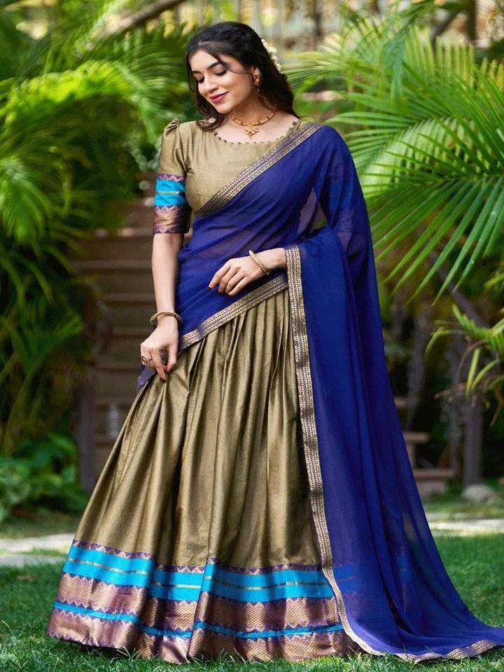 Designer Half Saree